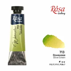 Akvarelové barvy Rosa 10ml 713 olive green